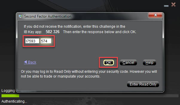 Manually enter response string and click OK